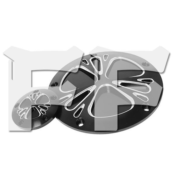 送料無料.. ハーレー ツーリング ロードキング ストリート グライド CNC 5穴 エンジンカバー ダービーカバー タイマー HL-HOOD-D 新品拍卖