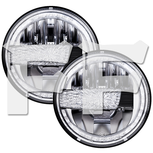 Eマーク取得 66W 7インチ ヘッドライト Hi.Low切替.DRLタイプ 6500K ホワイト 12V ジープ ラングラー JK TJ LJ MS-SS7 車検対応 2個 新品拍卖