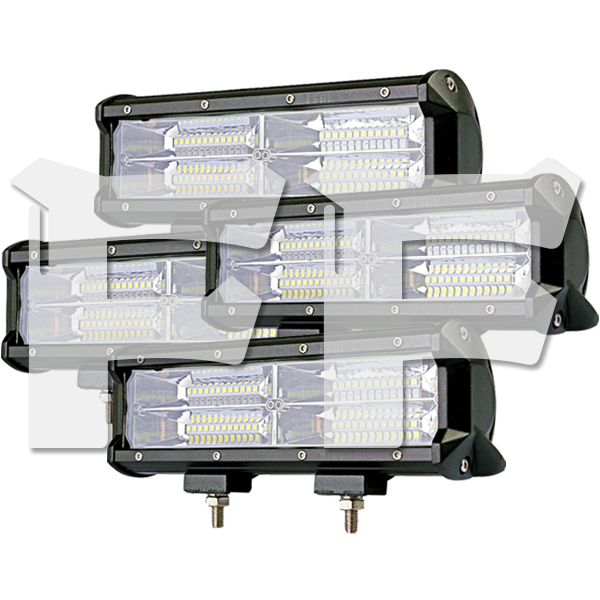 LED ワークライト 作業灯 144W 9インチ 6500K ホワイト 投光器 新品 トラック バイク SUV 農業機械 12V/24V 9C-144W 4個拍卖