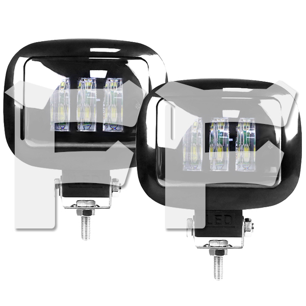 5インチ LED ワークライト 作業灯 警告灯 投光器 前照灯 SUV 新品 ランクル ホワイト スポットビーム F5C-30W 12V/24V 2個拍卖