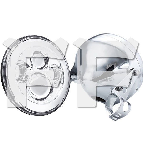 送料無料.. ハーレー ヤマハ ホンダ スズキ カワサキ LED 7インチ 45W ヘッドライト ハウジング Hi.Low切替式 HL-B-MS-880N-S 新品拍卖