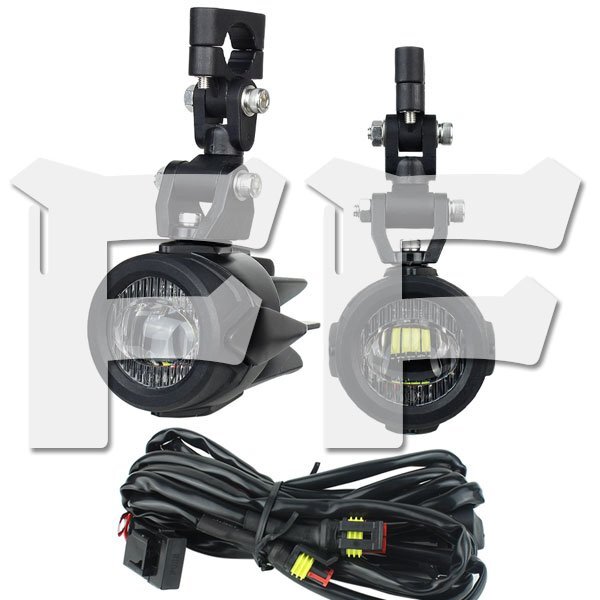 送料無料.. Eマーク品 スポットライト ドライビングランプ BMW R1200GS R1250GS F800GS GSR1200 F850GS F750GS リレー付 MS-220301BMF 2個拍卖