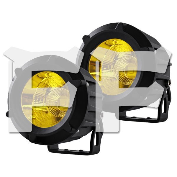 35W LED ワークライト 作業灯 フォグランプ バイク オートバイ SUV ATV 12V/24V 2000LM イエロー MTSD35W 投光器 車幅灯 新品拍卖