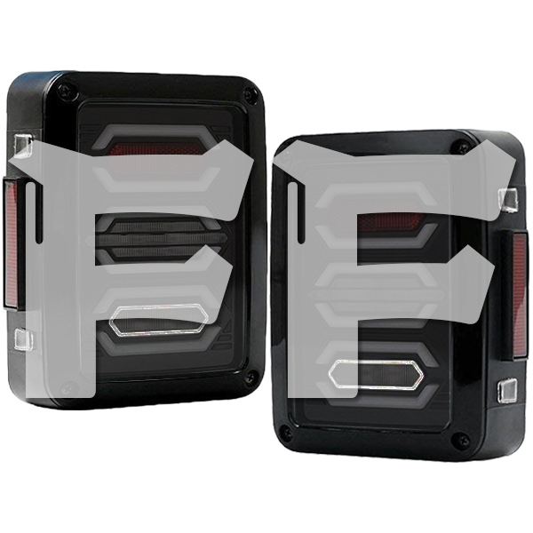 LED ブレーキライト テールライト ウィンカー 2007-2018 Jeep Wrangler JK JKU ラングラー 外装カスタムパーツ JK-TL-B 1組 新品拍卖