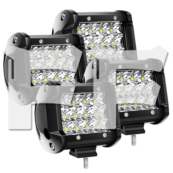 LED ワークライト 4インチ 36W 作業灯 投光器 前照灯 車幅灯 新品 補助灯 6500K ホワイト 12V~24V兼用 3P36W-6K トラック 4個 新品 新品拍卖