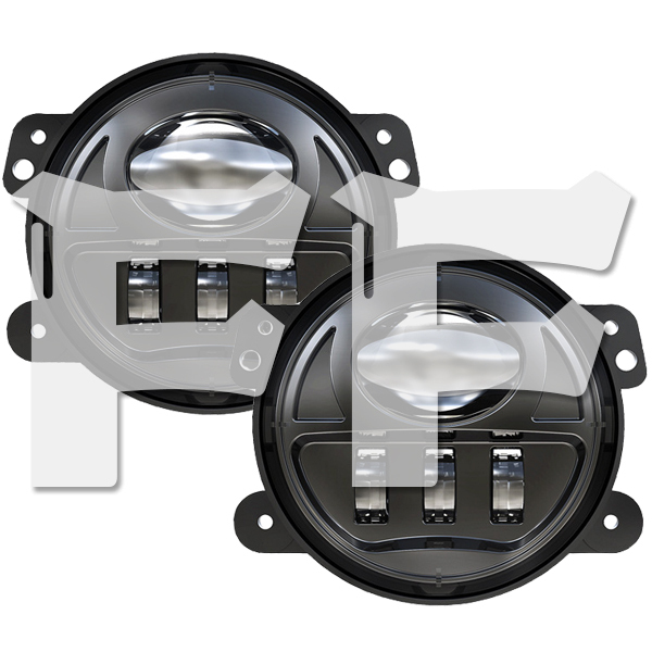 送料無料.. For SUZUKI 06-14年式 ジムニー FJ スイフト MZ EZ 2005-2015年式 Grand Vitara LED フォグランプ MS-FG30G-B 左右組み 新品拍卖