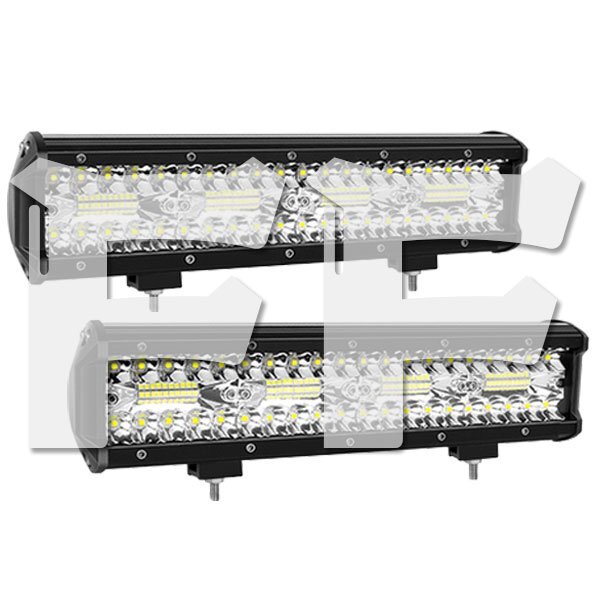12インチ LED ワークライト 作業灯 240W 6500K ホワイト 照明 トラック SUV ボート 建設機械 12V/24V兼用 SM240W 2個 新品拍卖