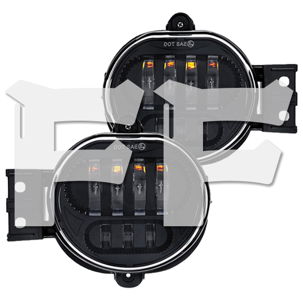 ダッジ・ラム LEDフォグランプ パッシングランプ Dodge Ram 1500 2500 3500 ピックアップトラック アップグレード 黒 MS-DR1523 新品拍卖