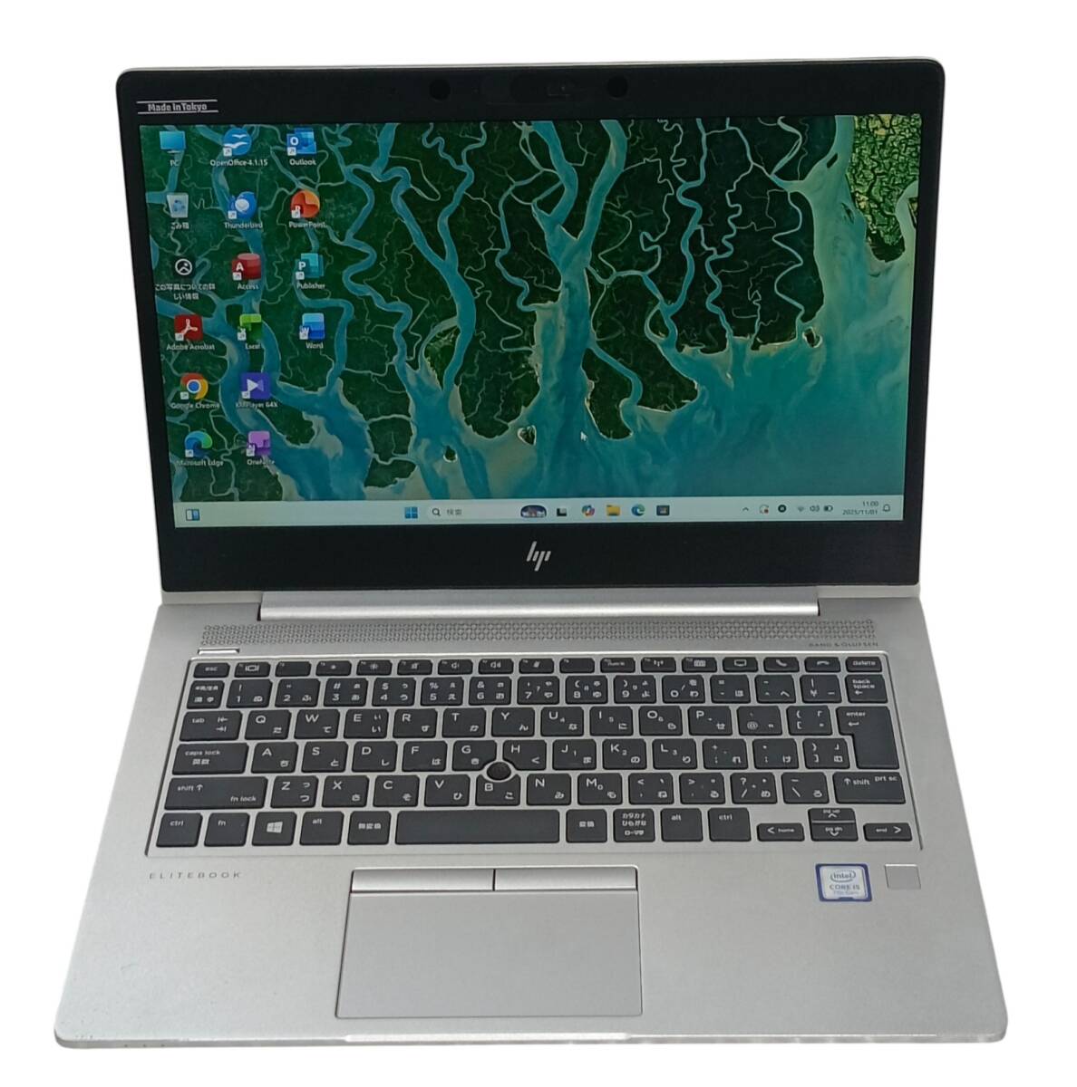【驚速 HP EliteBook 830 G5 i5-7200U 2.5GHz x4+8GB+ M.2 SSD 256GB 13.3インチワイドノートPC】Win11+Office2021/WEBカメラ■A110112拍卖