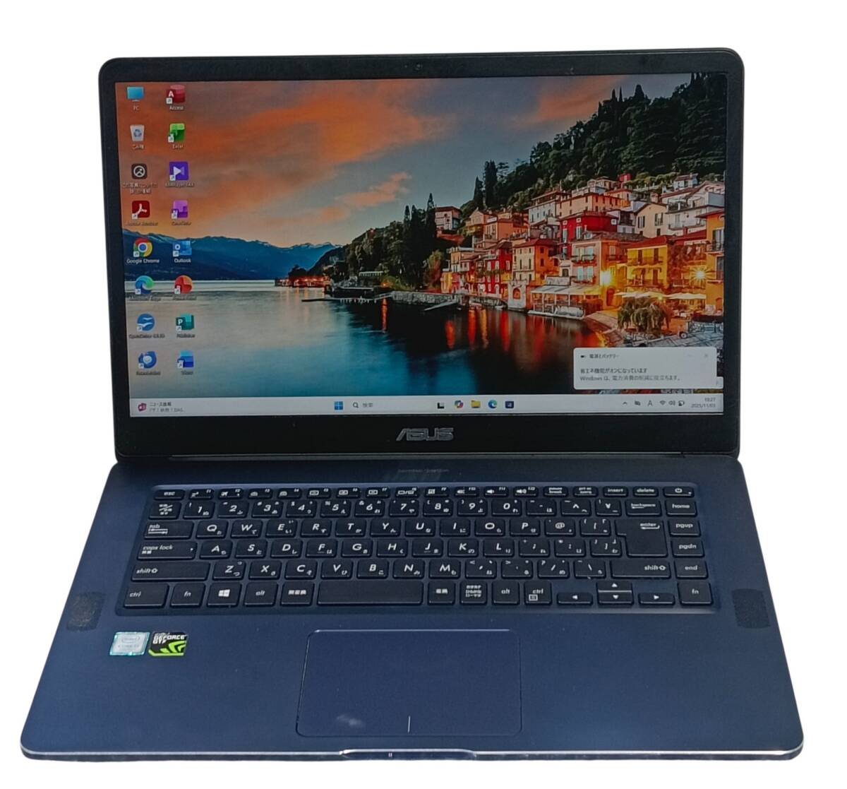 【驚速 ASUS UX550VD i7-7700HQ 2.8GHz x8+16GB+ M.2 SSD512GB 15.6インチワイドノートPC】Win11+Office2021/WEBカメラ A110302拍卖