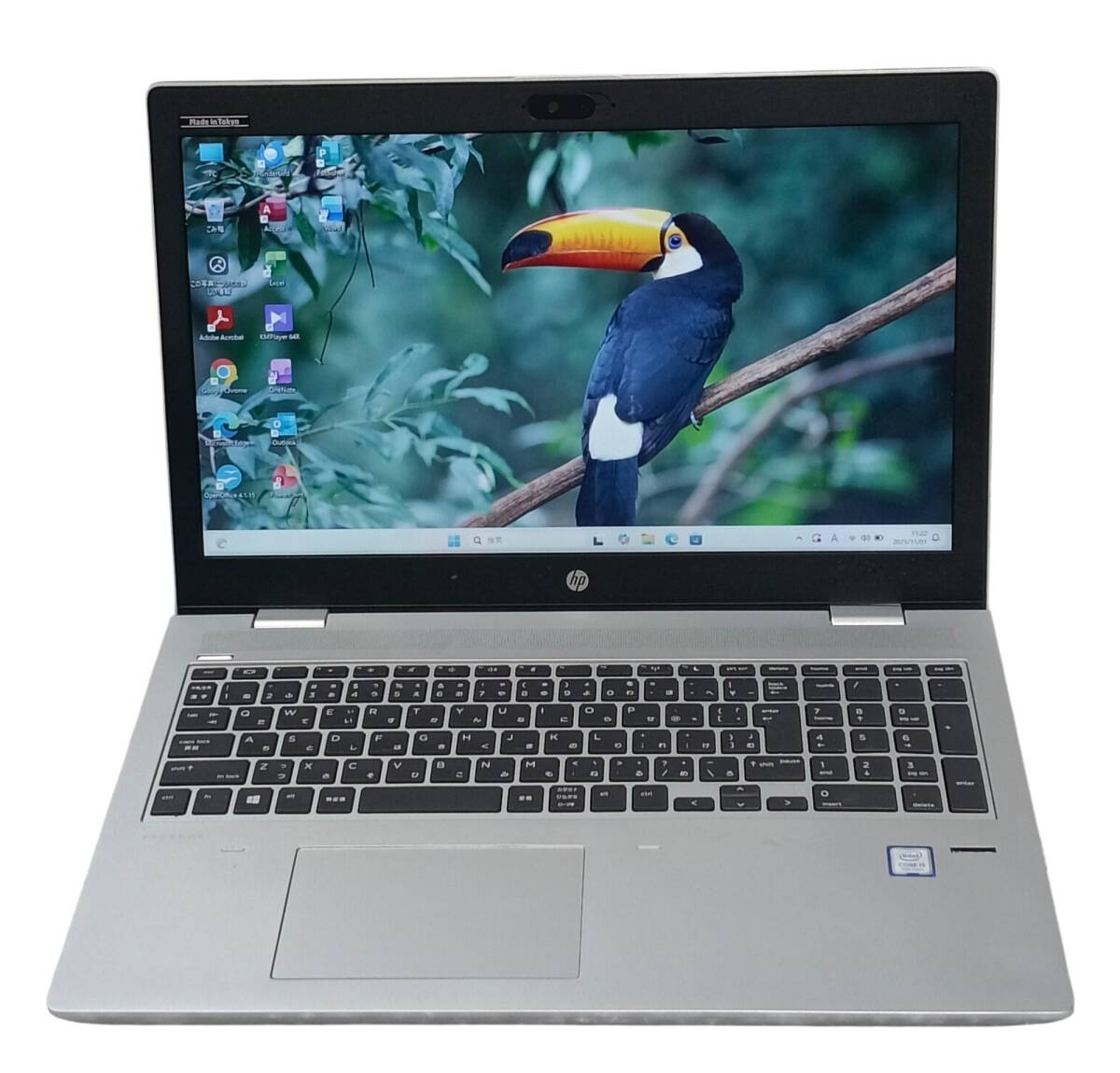 【驚速 HP ProBook 650 G4 i5-7200U 2.5GHz x4+8GB+ M.2SSD256GB+HDD500GB 15.6インチワイドノートPC】Win11+Office2021/WEBカメラ A110115拍卖