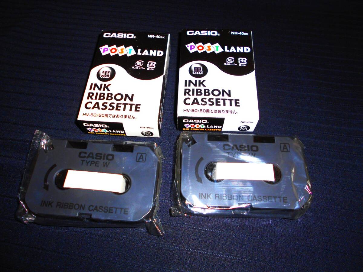 カシオ純正 ブラックワープロインクリボン タイプW ポストランド拍卖
