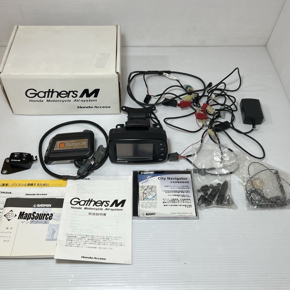 ホンダ Gathers M ギャザズ M バイク用ナビ 二輪車用 純正 08A40-9G0-101拍卖