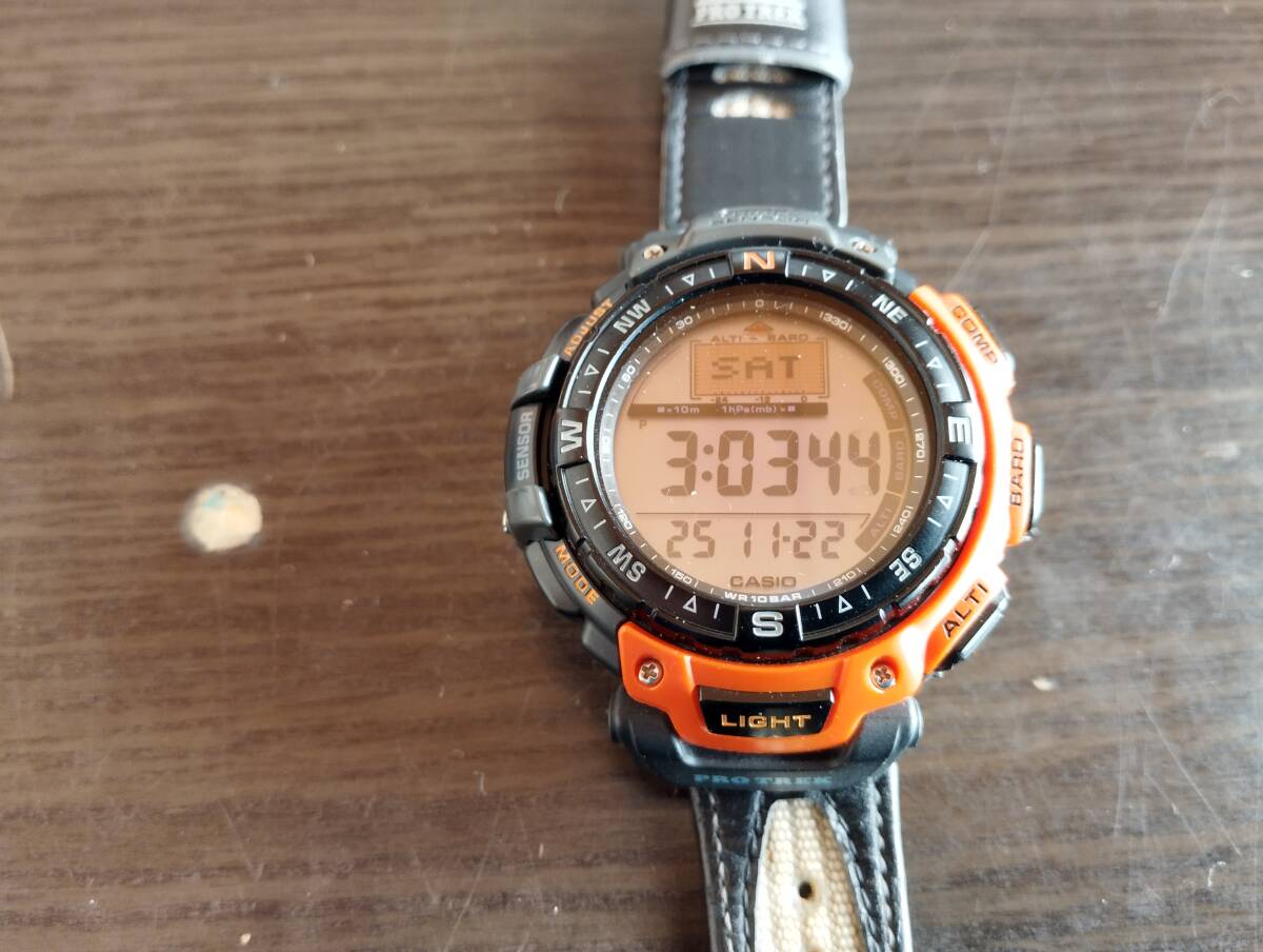 カシオ プロトレック PRG40 オレンジ拍卖