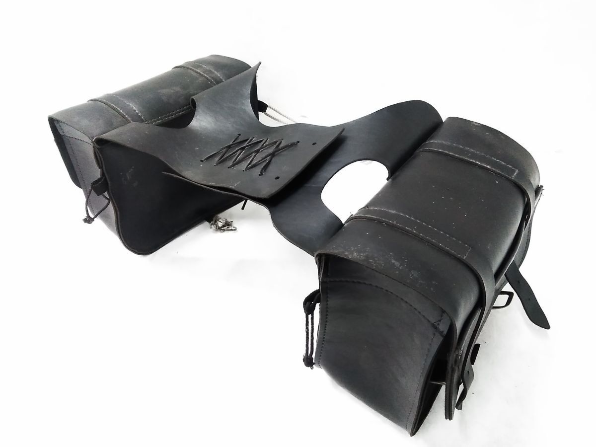 □TRAVELCADE 合皮 サドルバッグ/サイドバッグ 両サイド バイク用 1112-57 @100□拍卖