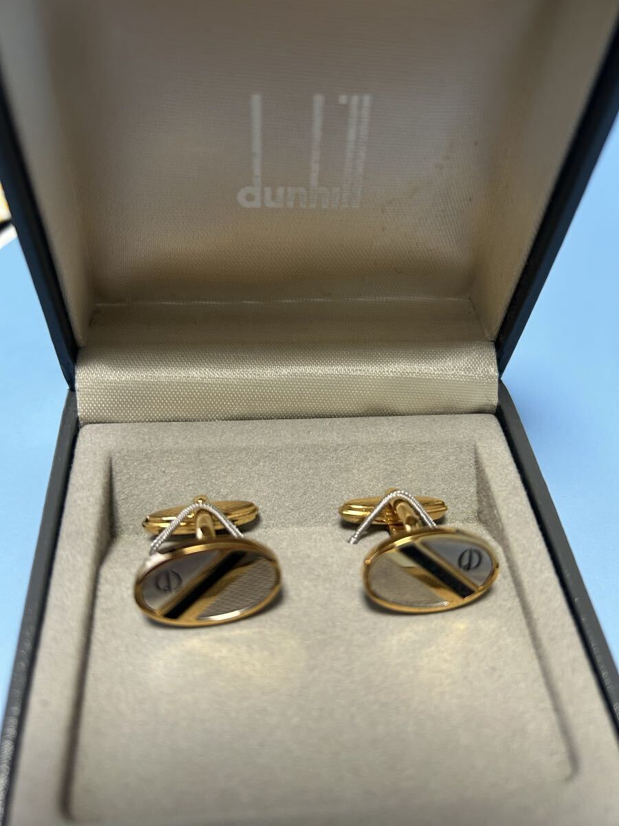 新品同様 Dunhill ダンヒル カフス ゴールド カフスボタン スーツ オシャレ拍卖