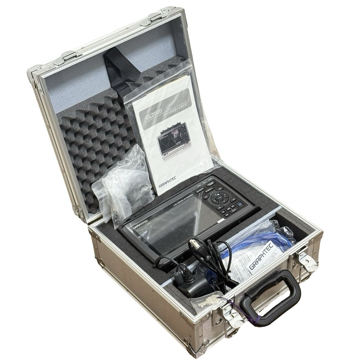動作品 美品 グラフテック 高電圧高速4チャネルデータロガー GL2000 測定器具 GRAPHTEC midi LOGGER HV 初期化済み 中古 兵庫県姫路市発 E3拍卖