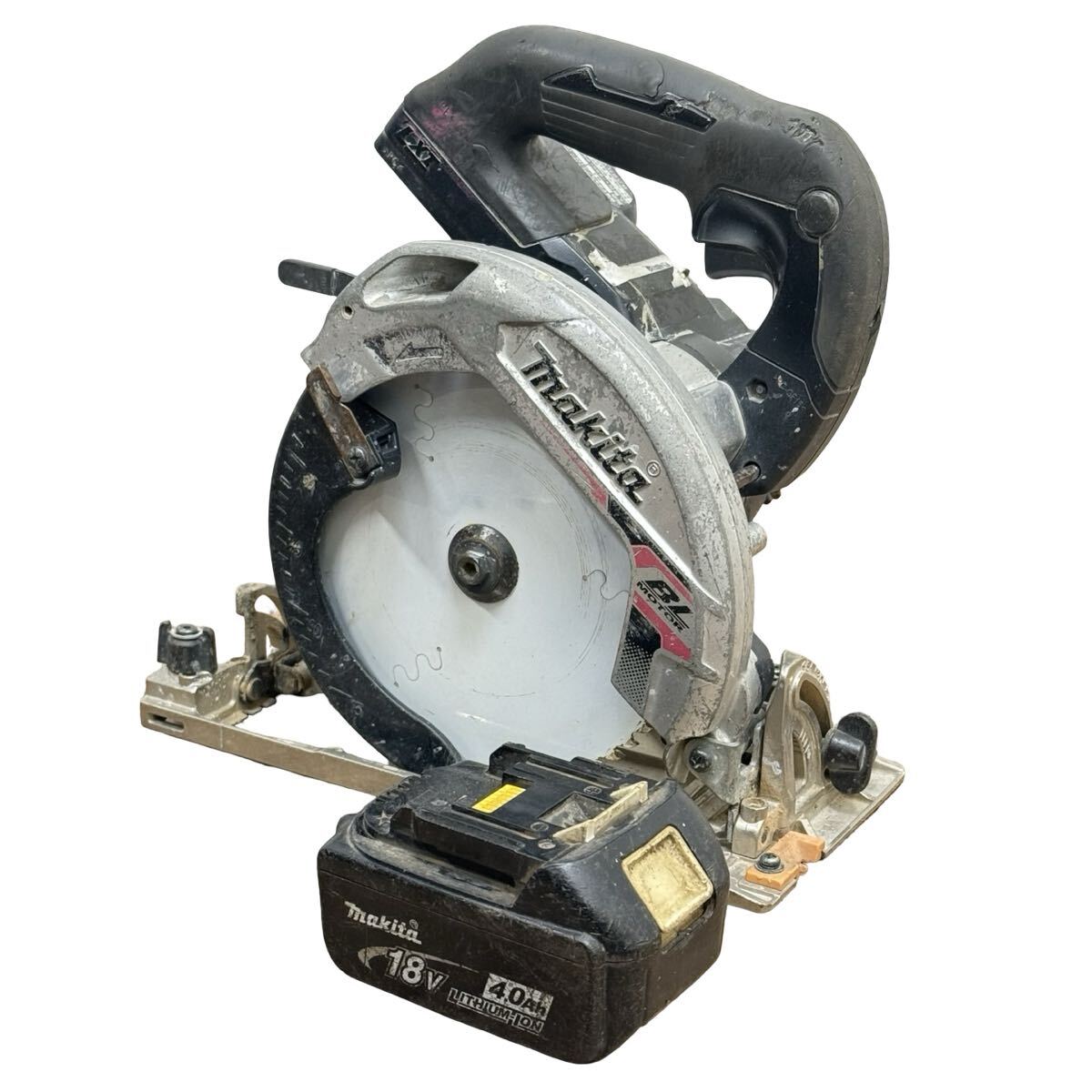 マキタ 充電式マルノコ 165mm 18V 純正バッテリー セット makita HS631D アルミベース LEDライト 中古品■兵庫県姫路市発 D2拍卖