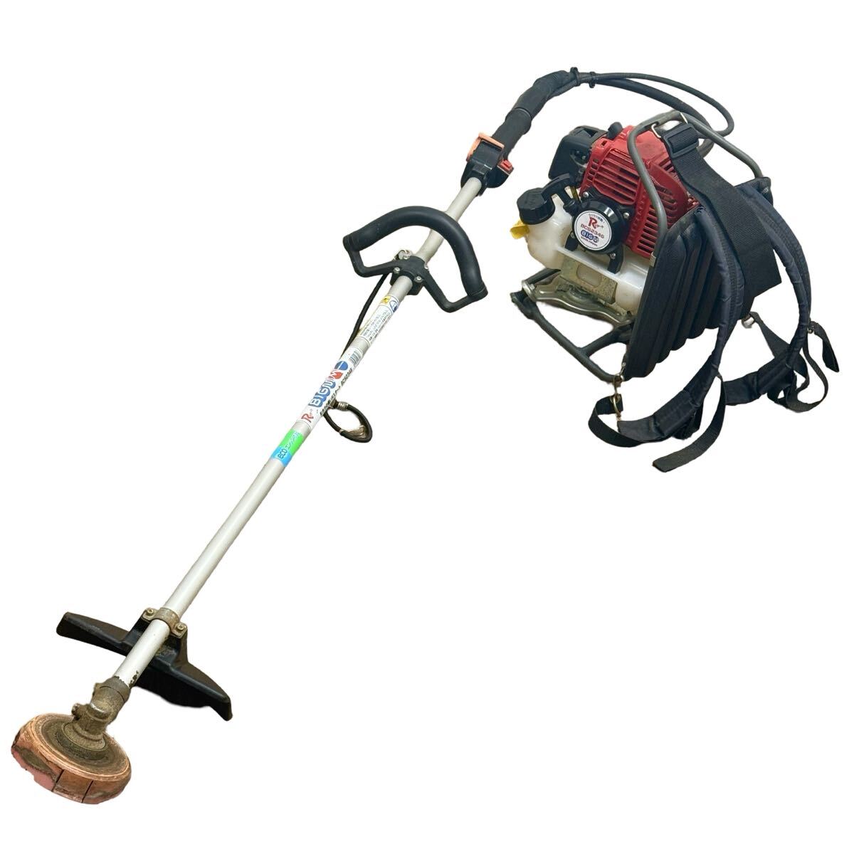 ◯手渡しのみ 丸山 エンジン刈払機 背負式 背負子 草刈機 刈り払い 草刈り MARUYAMA BIG M BCS234S 混合ガソリン 中古品■兵庫県姫路市発拍卖