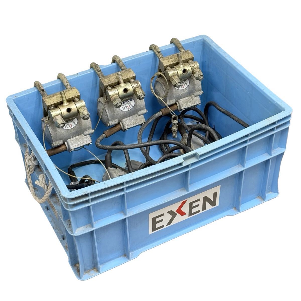 3点セット■EXEN エクセン キツツキ 高周波バイブレーター 48V HKM5CSK コンクリート 型枠取付 アイロン 中古品■兵庫県姫路市発 F4拍卖