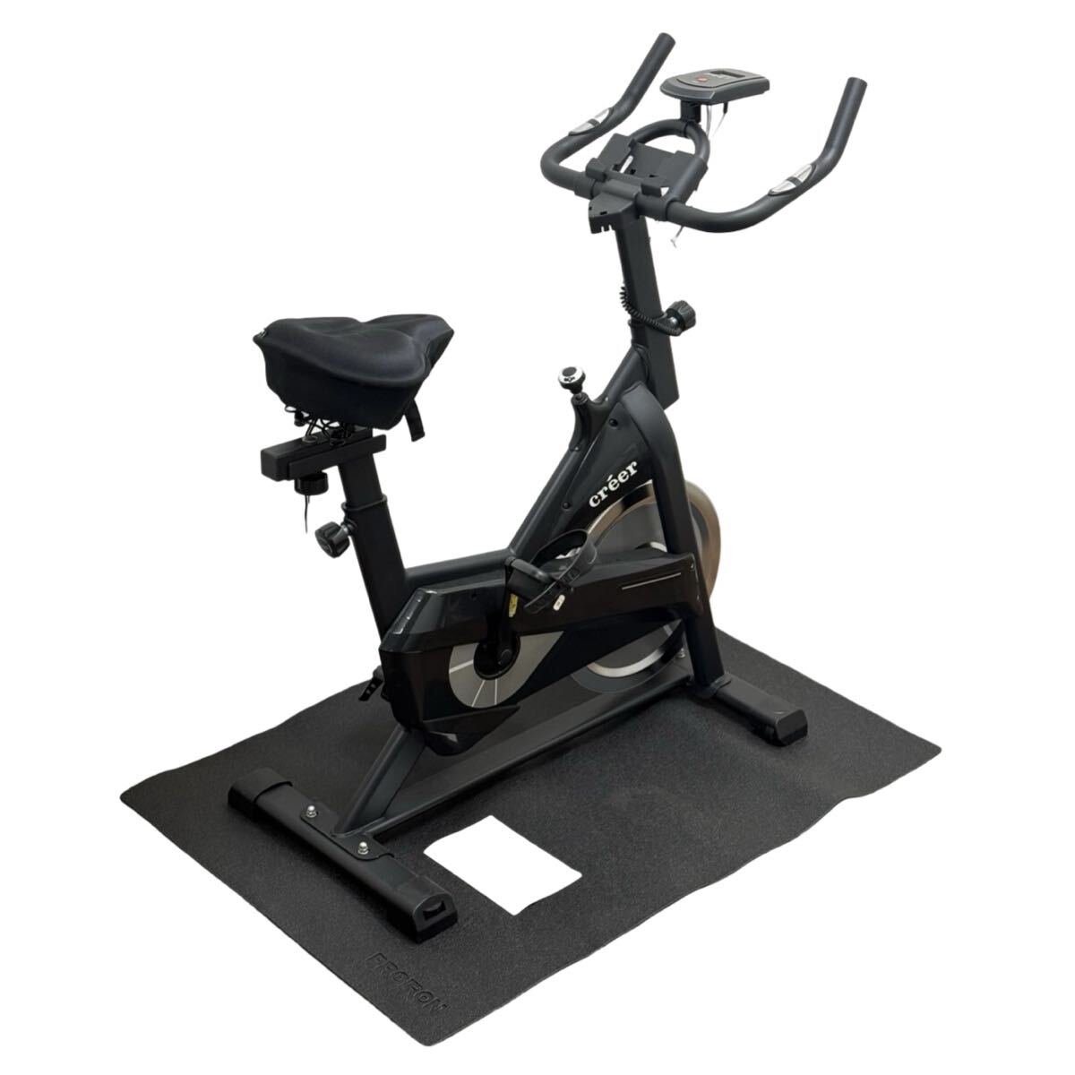 ◯美品 creer エアロバイク 静音 スピンバイク フィットネスバイク マグネット式 クレエ トレーニング CO146 中古品■兵庫県姫路市発拍卖