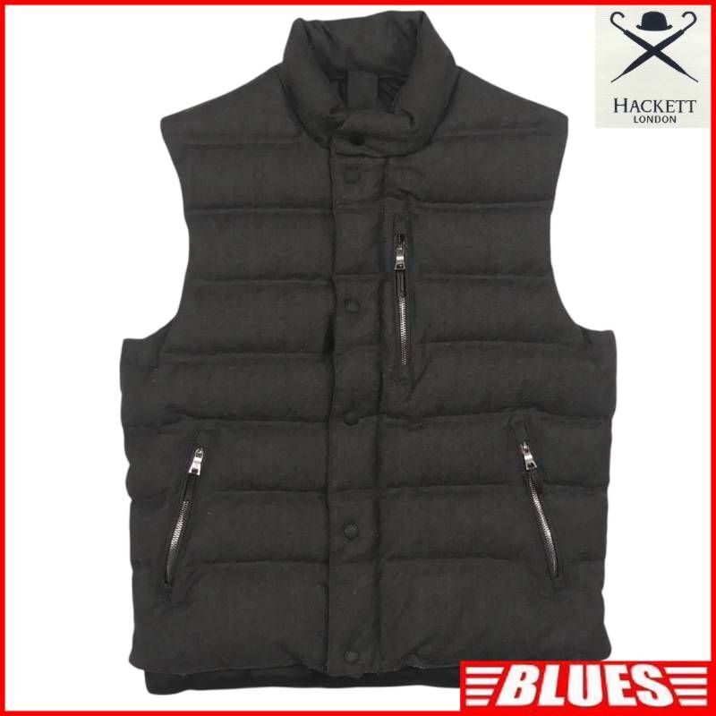即決★HACKETT LONDON★メンズ XS ダウンジャケット ハケットロンドン ウール ダウン80% グレー アウトドア 登山 キャンプ拍卖