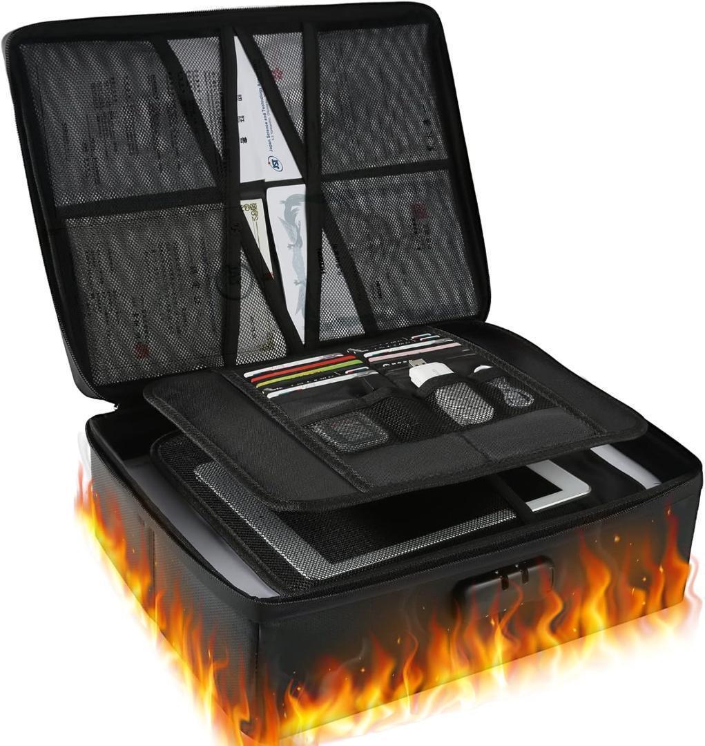 Octantis 耐火バッグ 家庭用 耐火 耐水 【型崩れしない & ダイヤル式拍卖