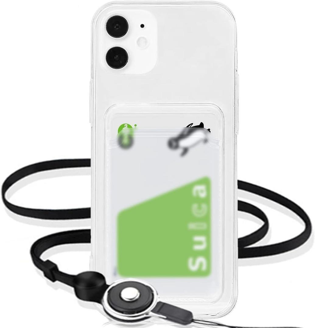 iphone 11 ケース クリア 【 ストラップ 2本付き】 iphone11拍卖