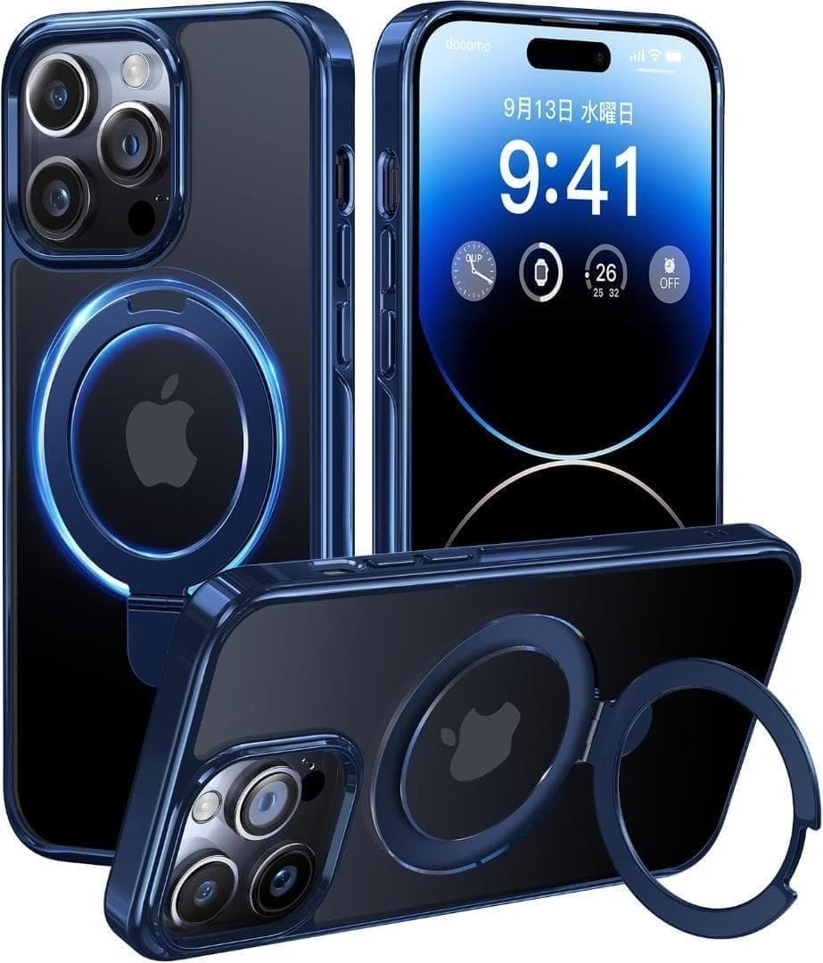 CASEKOO iPhone14ProMax 用 ケース クリア 米軍MIL規格拍卖