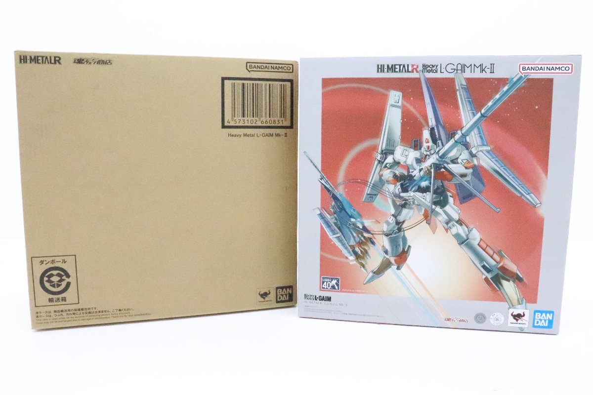 29MY●未開封 HI-METAL R エルガイム Mk-II 重戦機エルガイム フィギュア 輸送箱のみ開封拍卖
