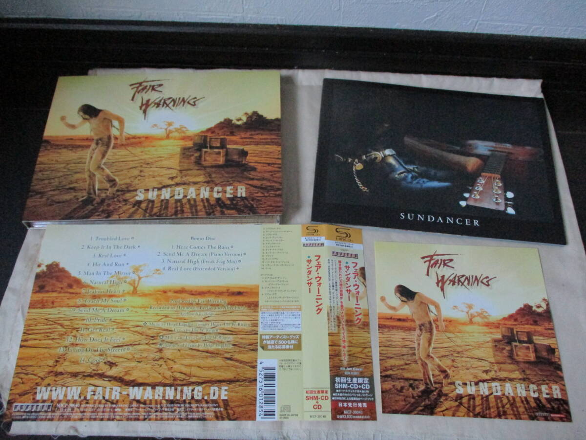 FAIR WARNING Sundancer ’13 初回生産限定 SHM-CD+CD(4曲入りボーナスディスク) ドイツ メロディアス・ハード スペシャル・パッケージ拍卖