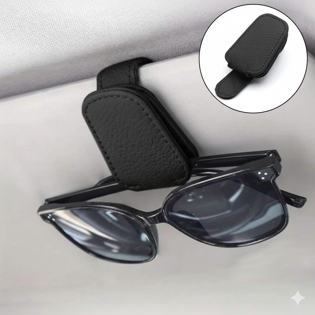 ブラック カーアクセサリー マルチクリップ 車内収納 メガネ サングラス拍卖