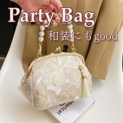 パーティーバッグ ハンドバッグ 刺繍 パーティー 和装 着物 結婚式拍卖