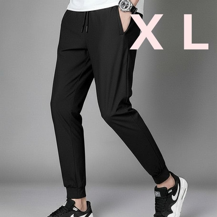 XL ジョガーパンツ スウェット ルームウェア ジム トレーニング ブラック拍卖