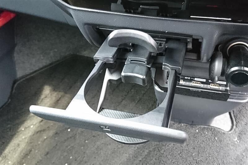 (送料450円)背もたれ付き【取付加工済み品】SUZUKI スズキ パレット&パレット SW(MK21S型)専用 スズキ 純正 センター ドリンクホルダー拍卖