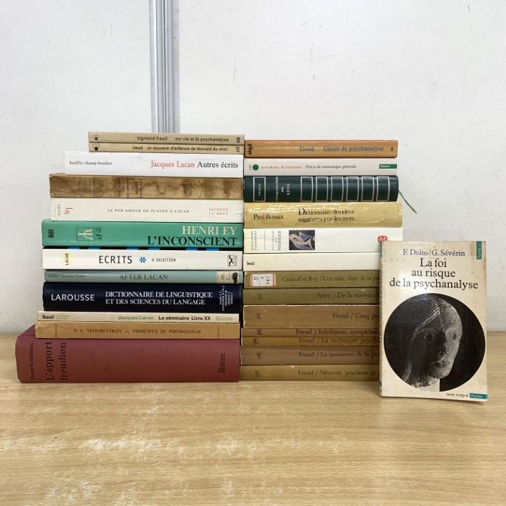 ■01)【1点限り!】フロイトなど精神分析・哲学のフランス語洋書 まとめ売り約20冊セット/本/ラカン/記号論/思想/言語学/症状/不安/無意識/B拍卖