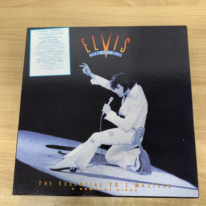 ▲01)【1点限り!】Elvis Presley エルヴィス・プレスリー Walk A Mile In My Shoes/豪華5枚組CDBOX/日本語解説書付き/A拍卖