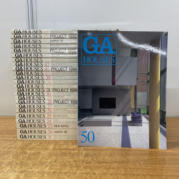 ■01)【1点限り!】GA HOUSES 1979年〜1996年 No.6〜No.50 まとめ売り約20冊セット/本/エーディーエー・エディタ・トーキョー/建築/B拍卖