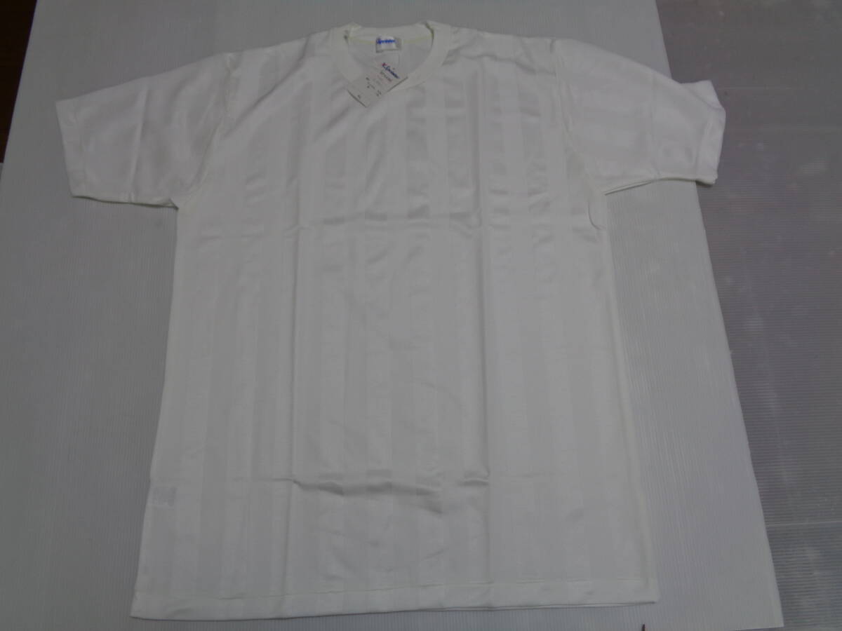 4L 白 SP4492 SPRINTER 綿ポリ 半袖 Tシャツ 光沢 体操着 体操服 昭和レトロ 未使用汚れ拍卖