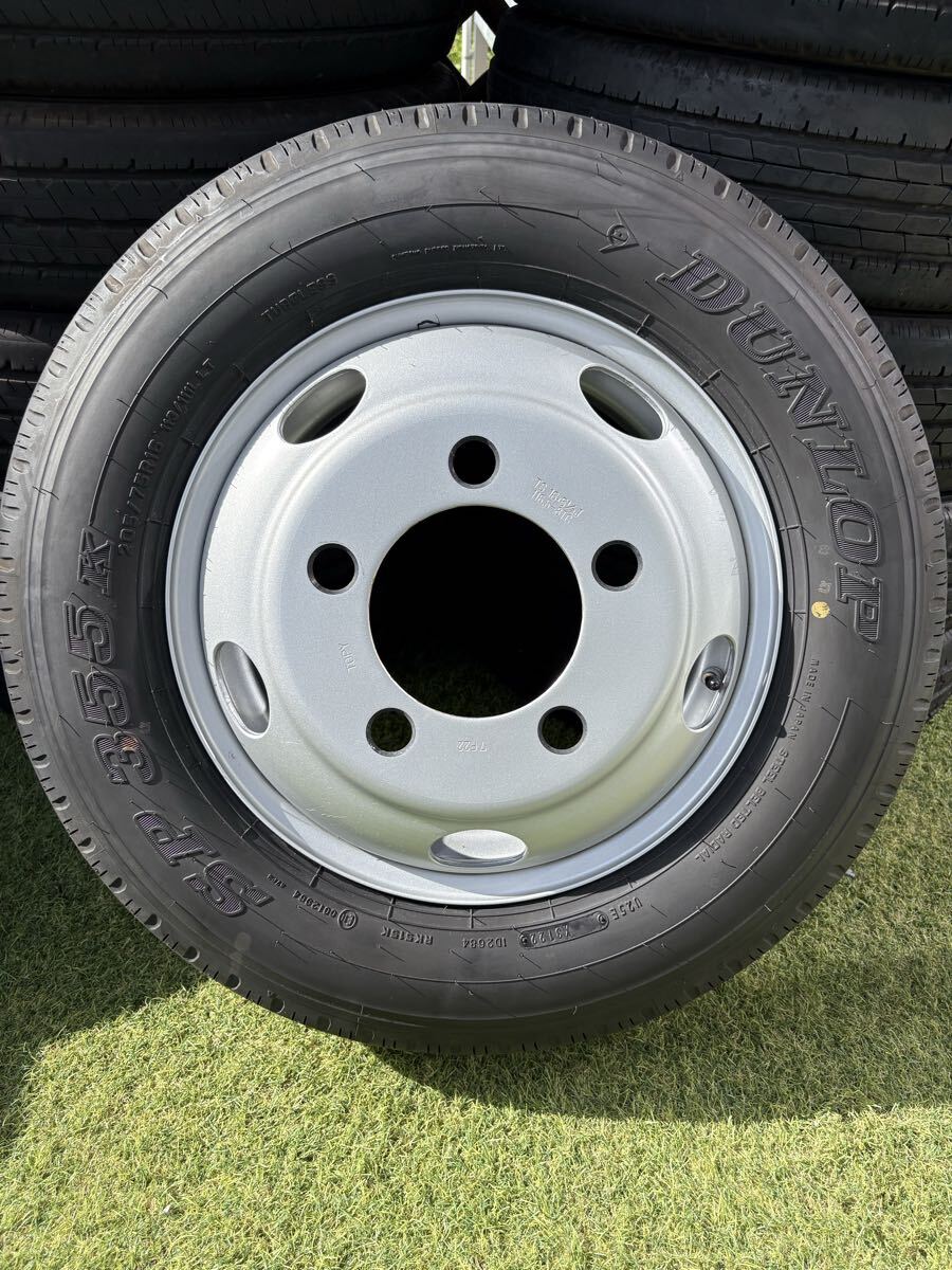 【夏タイヤ】205/75R16 LT ホイールセット 1本 ダンロップ SP355K 拍卖