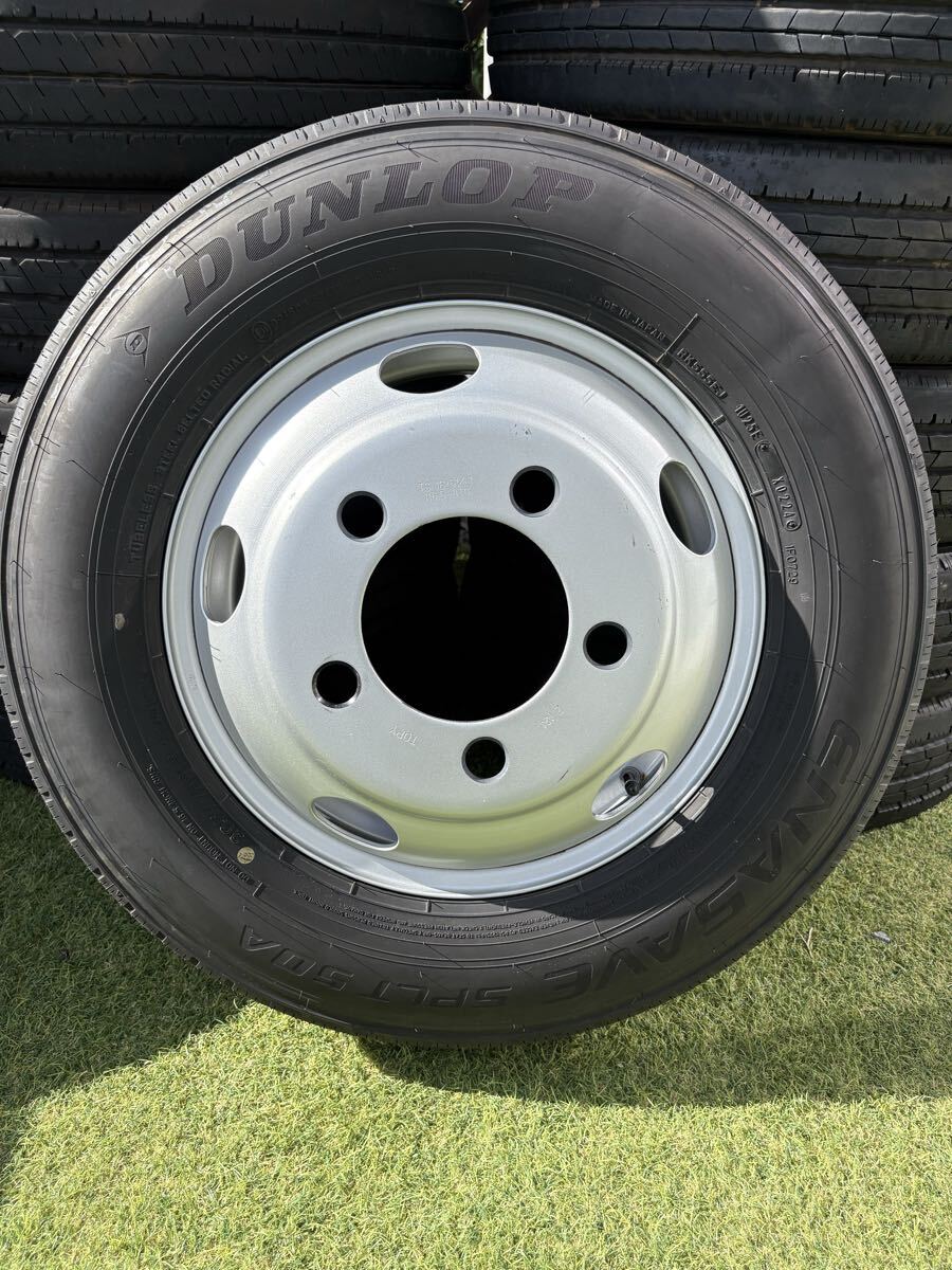 値下げ!【夏タイヤ】205/75R16 LT ホイールセット1本 ダンロップ エナセーブ SPLT50A拍卖