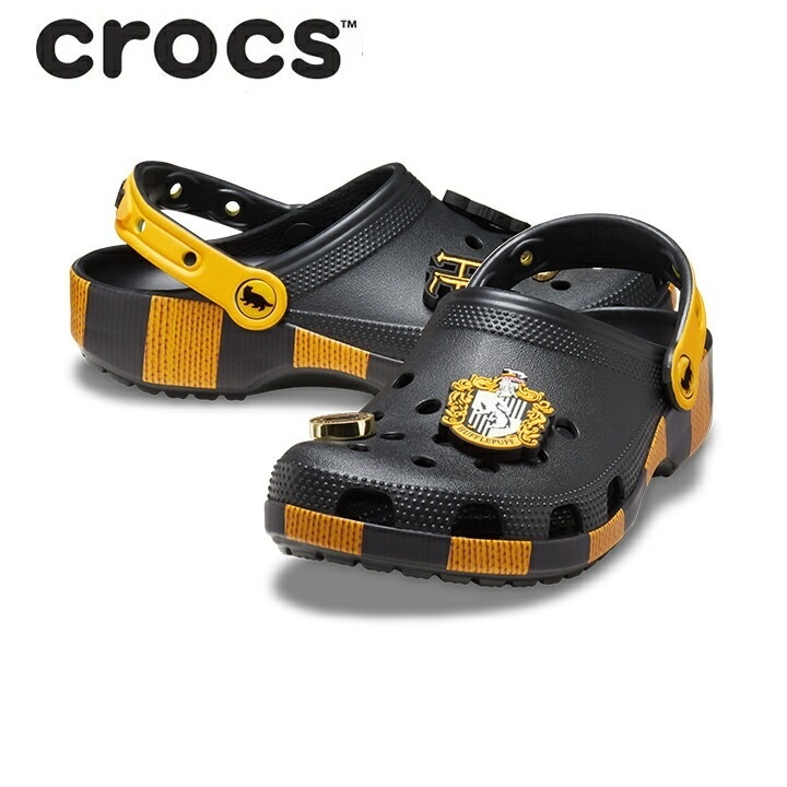 27cm クロックス ハリー ポッター ハッフルパフ クラシック クロッグ ブラック Harry Potter Hufflepuff Classic Clog M9W11 新品拍卖