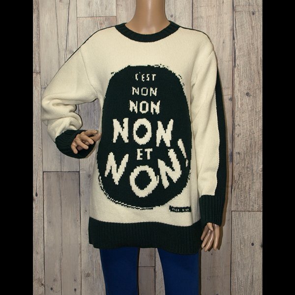 Christian Dior J'ADORE ◇クリスチャンディオール-ジャドール・セーター◇34 高級クリーニング済み 美品 C’est Non Non Non et Non!拍卖