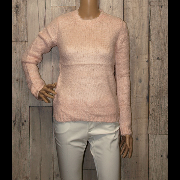 lucien pellat-finet ◇ルシアン ペラフィネ・シルクセーター◇Sサイズ ライトピンク 高級クリーニング済み 美品 イタリア製拍卖