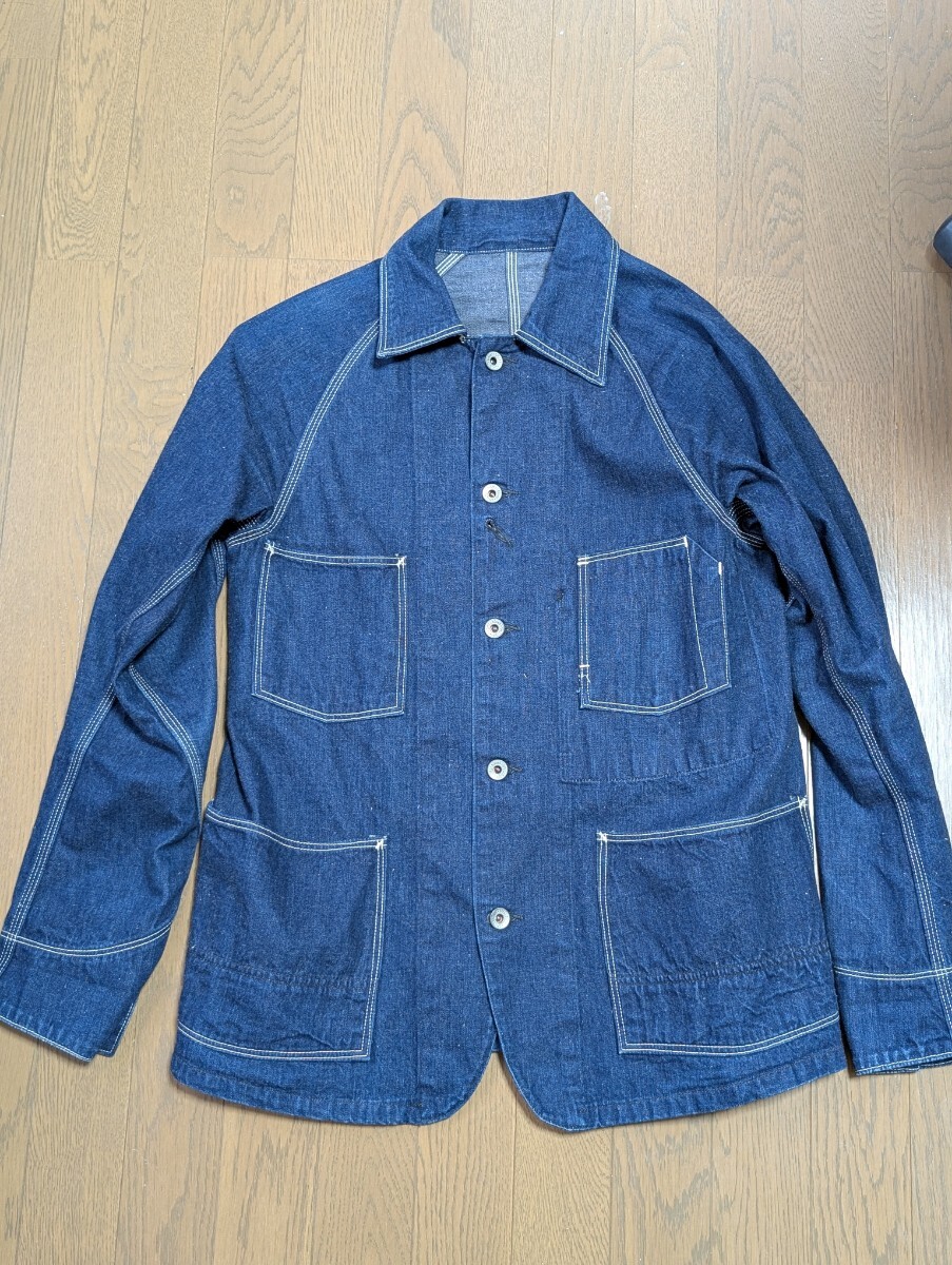 spellbound スペルバウンド デニムカバーオール Mサイズ warehouse denime resolute fullcount sugarcane realmaccoys TCB 月桂樹ボタン拍卖