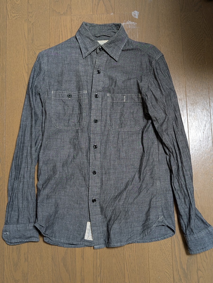 RALPH LAUREN ラルフローレン シャンブレーシャツ Mサイズ warehouse denime resolute fullcount sugarcane realmaccoys TCB拍卖