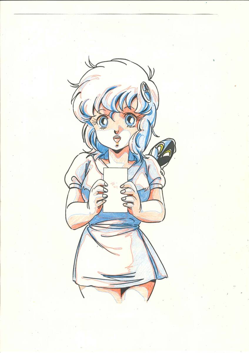 戦え!!イクサー1 平野俊弘 直筆 版権 イラスト 原画、影付 当時物 計2枚拍卖