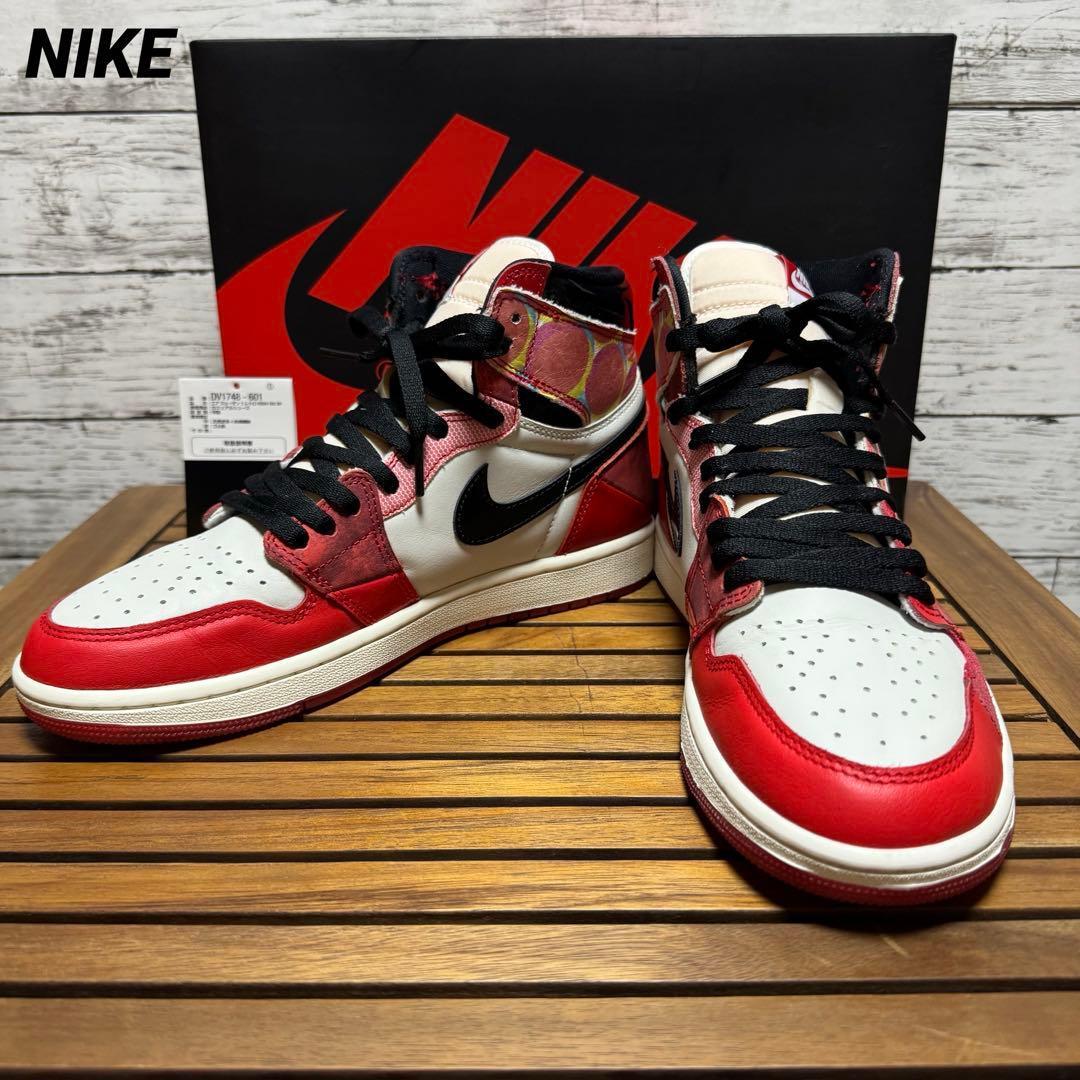 1【27cm】ナイキ エアジョーダン1 レトロ ハイ OG "スパイダーマン"拍卖