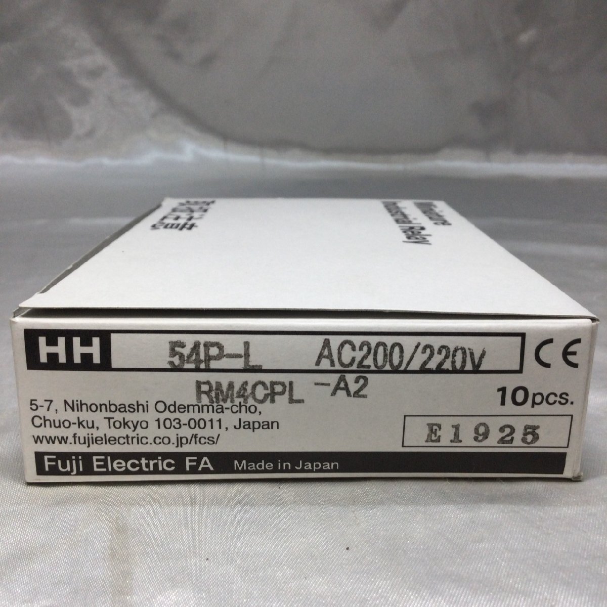 【未使用/保管品/TO】FUJI ELECTRIC 富士電工 HH54P-L AC200 ミニコントロールリレー 10個セット MZ1109/0012拍卖