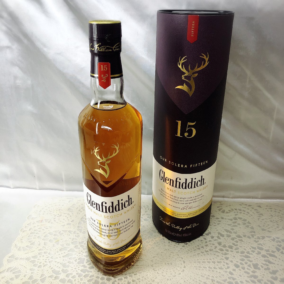 【お酒/未開栓/KU】グレンフィディック 15年 ソレラ・リザーブ スコッチウイスキー 700ml 40% 洋酒 箱付 IM1115/0046拍卖